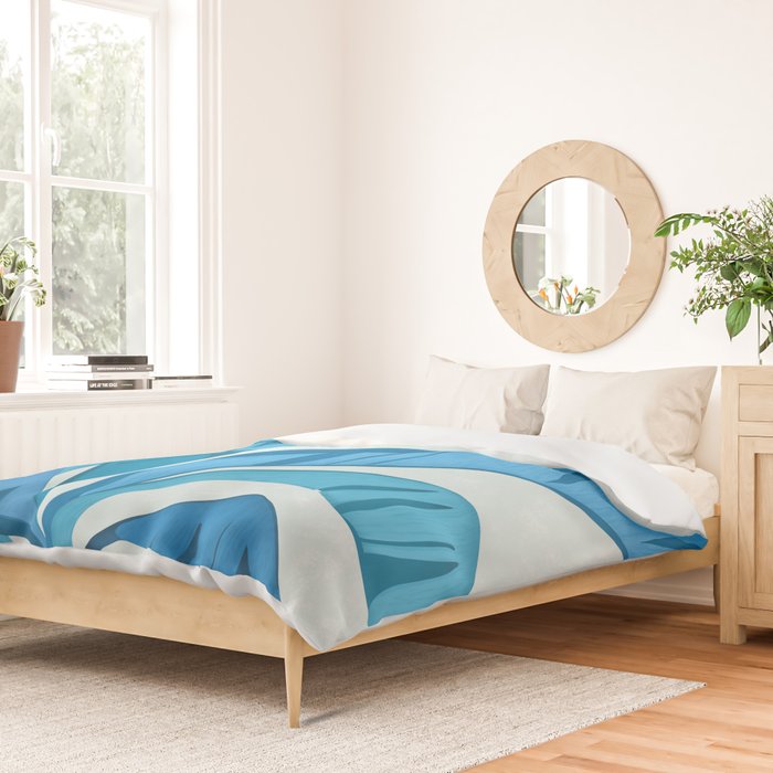 Banana Tree Blues Duvet Cover Gallery Image 2