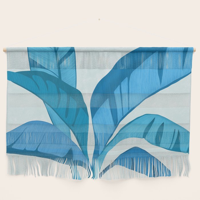 Banana Tree Blues Wall Hanging Gallery Image 1