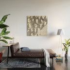 Cow Skulls - West Texas Black and White Photography Wood Wall Art Gallery Image 2