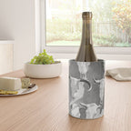 Cow Skulls - West Texas Black and White Photography Wine Chiller Gallery Image 4