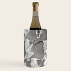 Cow Skulls - West Texas Black and White Photography Wine Chiller Gallery Image 2