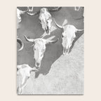 Cow Skulls - West Texas Black and White Photography Notebook Gallery Image 4