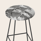 Cow Skulls - West Texas Black and White Photography Stool Gallery Image 2