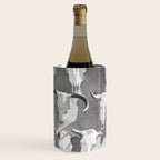 Cow Skulls - West Texas Black and White Photography Wine Chiller Gallery Image 1