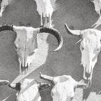 Cow Skulls - West Texas Black and White Photography Coffee Mug Gallery Image 2