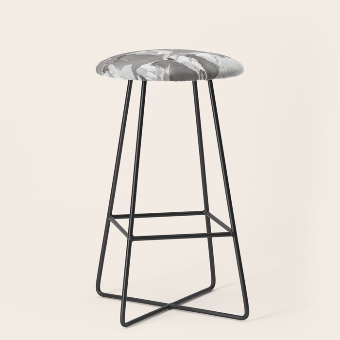 Cow Skulls - West Texas Black and White Photography Stool Gallery Image 1