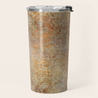 Aged Damask Texture 10 Travel Mug Gallery Image 2