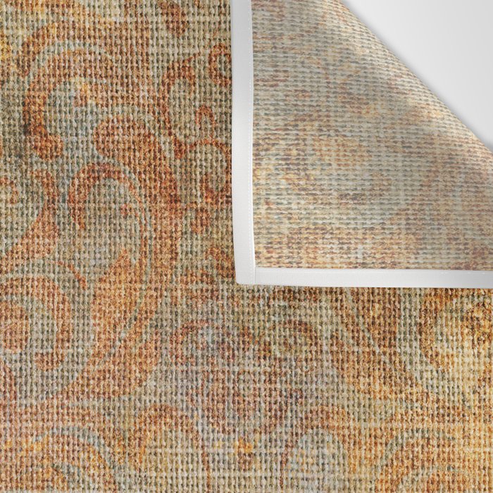 Aged Damask Texture 10 Wall Tapestry Gallery Image 3