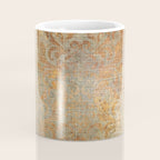 Aged Damask Texture 10 Coffee Mug Gallery Image 4