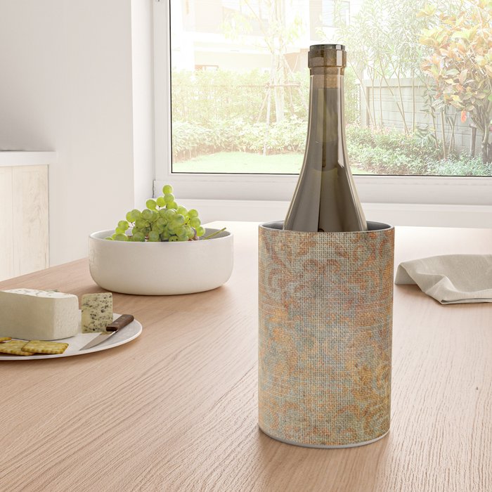 Aged Damask Texture 10 Wine Chiller Gallery Image 4