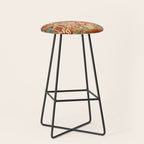 Eclectic Vintage Bohemian Aesthetic Stool Gallery Image 1
