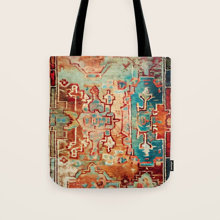 Eclectic Vintage Bohemian Aesthetic Tote Bag Gallery Image 1