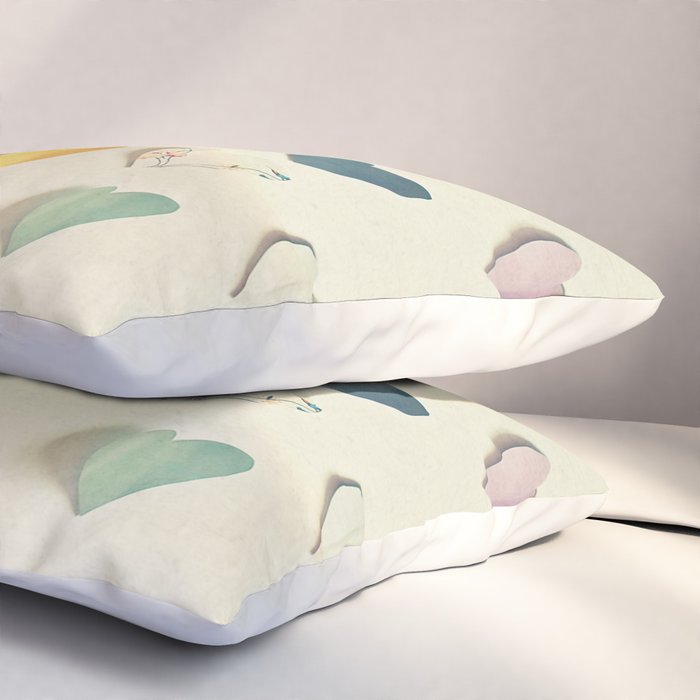 Paper Hearts Pillow Sham Gallery Image 3