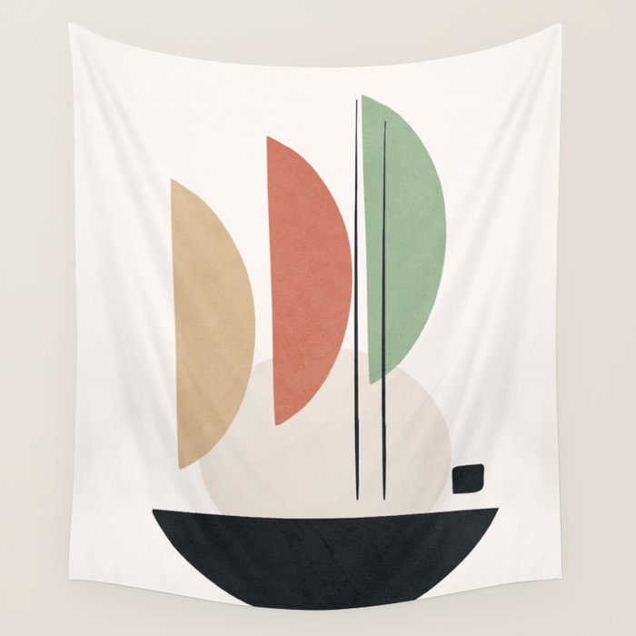 Minimal Shapes No.59 Wall Tapestry Gallery Image 4