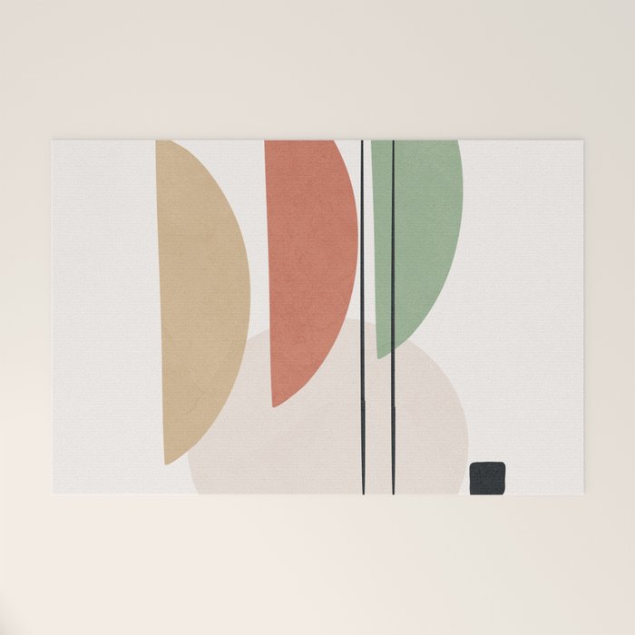 Minimal Shapes No.59 Welcome Mat Gallery Image 1