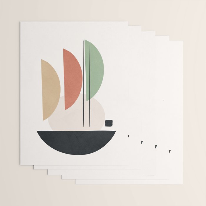 Minimal Shapes No.59 Wrapping Paper Gallery Image 3