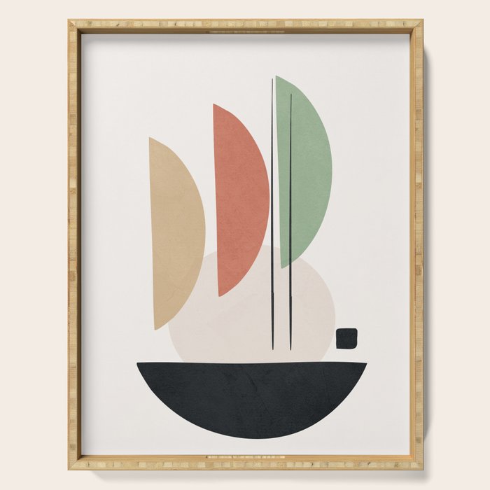 Minimal Shapes No.59 Serving Tray Gallery Image 1