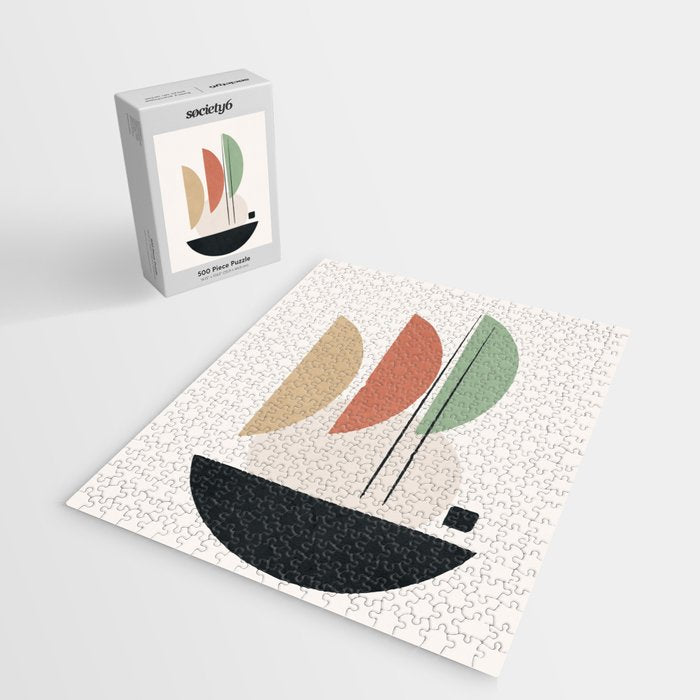 Minimal Shapes No.59 Jigsaw Puzzle Gallery Image 2