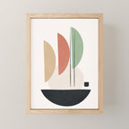 Minimal Shapes No.59 Mini Art Print Gallery Image 1
