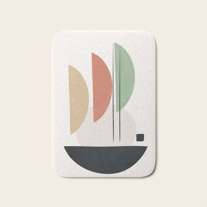Minimal Shapes No.59 Bath Mat Gallery Image 1