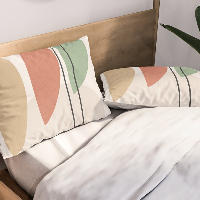 Minimal Shapes No.59 Pillow Sham Gallery Image 2