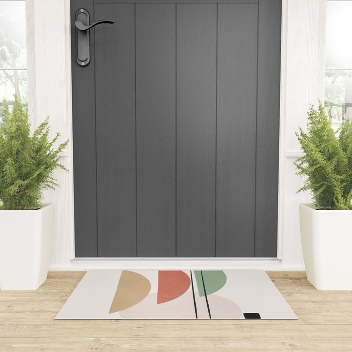 Minimal Shapes No.59 Welcome Mat Gallery Image 3