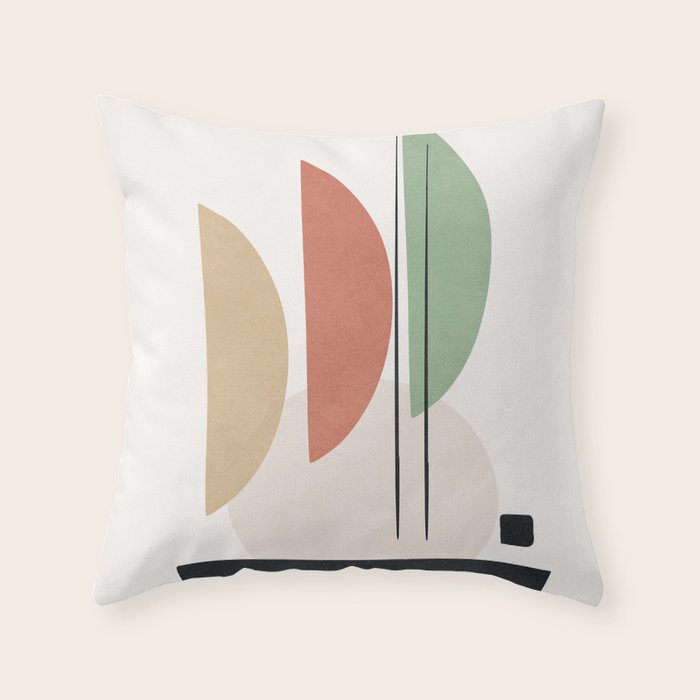 Minimal Shapes No.59 Throw Pillow Gallery Image 6