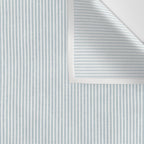 linen textured stripes - dusty blue Wall Tapestry Gallery Image 3