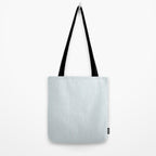 linen textured stripes - dusty blue Tote Bag Gallery Image 2