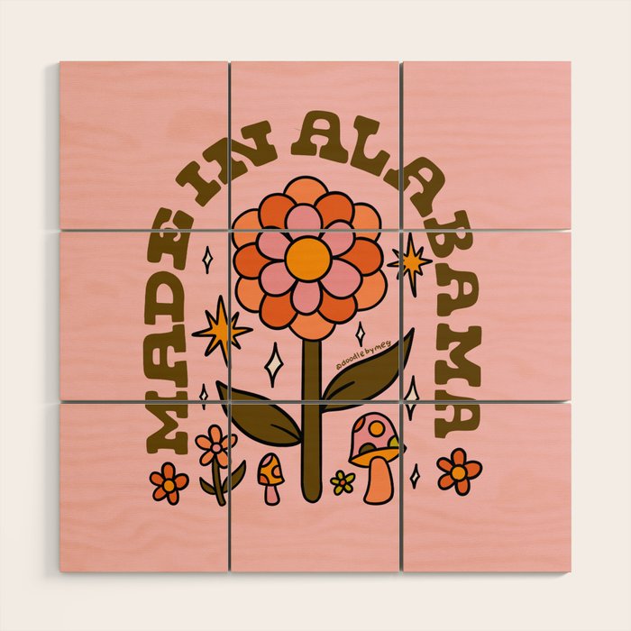 Made In Alabama Wood Wall Art Gallery Image 1