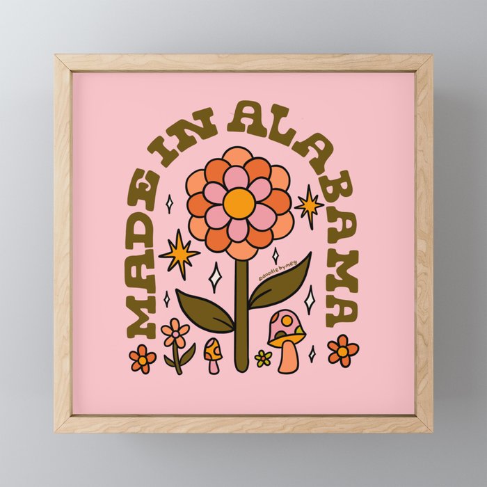 Made In Alabama Mini Art Print Gallery Image 1