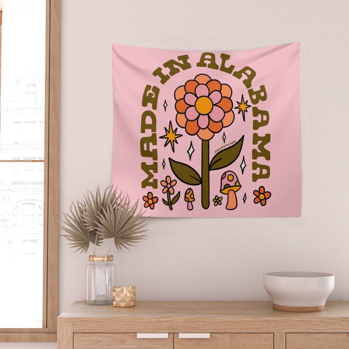 Made In Alabama Wall Tapestry Gallery Image 2