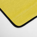 Mellow Yellow Monstera Leaves White Background #decor #society6 #buyart Desk Mat Gallery Image 4