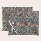 William Morris Vintage Granada Indigo Placemat Gallery Image 1