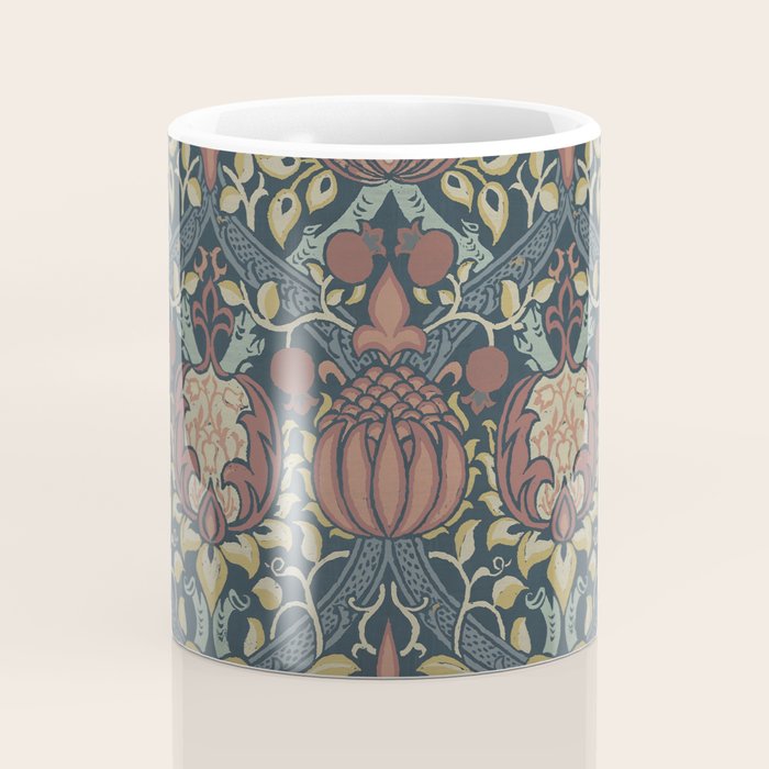William Morris Vintage Granada Indigo Coffee Mug Gallery Image 4