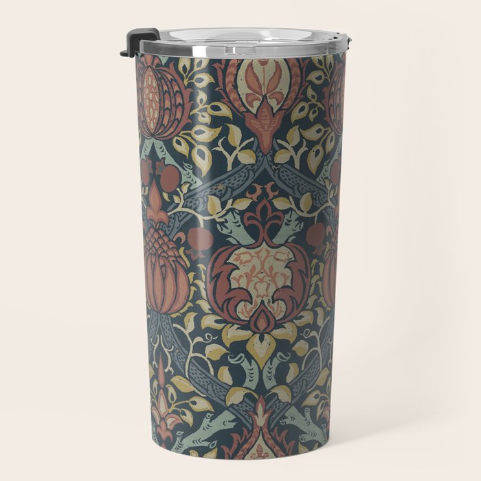 William Morris Vintage Granada Indigo Travel Mug Gallery Image 3