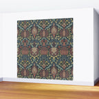 William Morris Vintage Granada Indigo Wall Mural Gallery Image 2