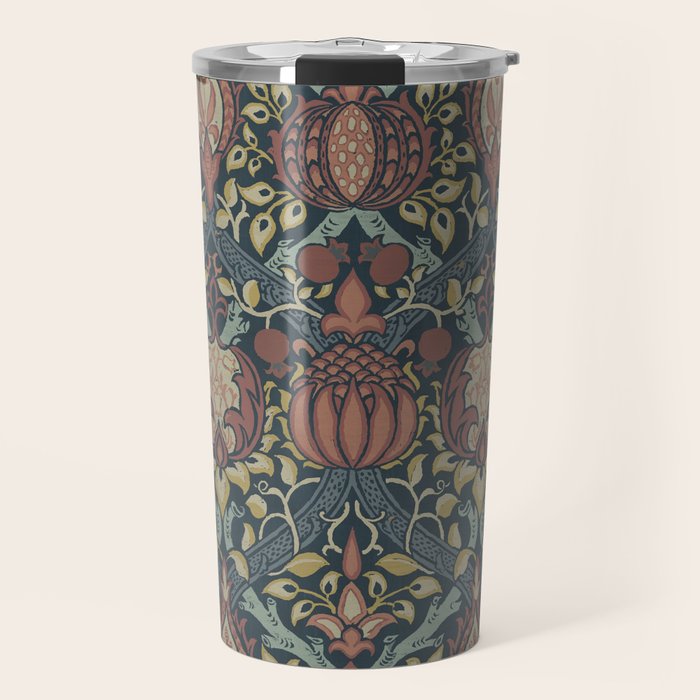 William Morris Vintage Granada Indigo Travel Mug Gallery Image 1