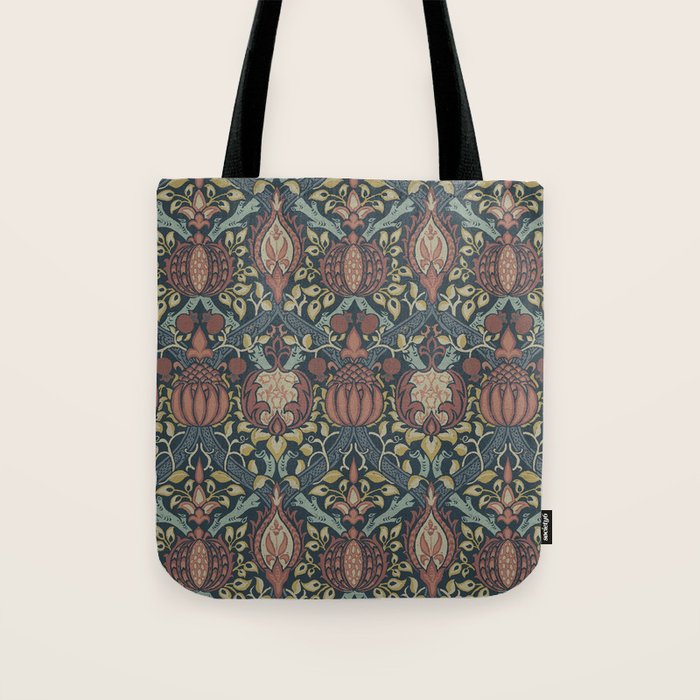 William Morris Vintage Granada Indigo Tote Bag Gallery Image 1