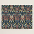 William Morris Vintage Granada Indigo Jigsaw Puzzle Gallery Image 1