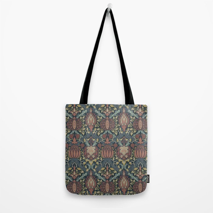 William Morris Vintage Granada Indigo Tote Bag Gallery Image 2