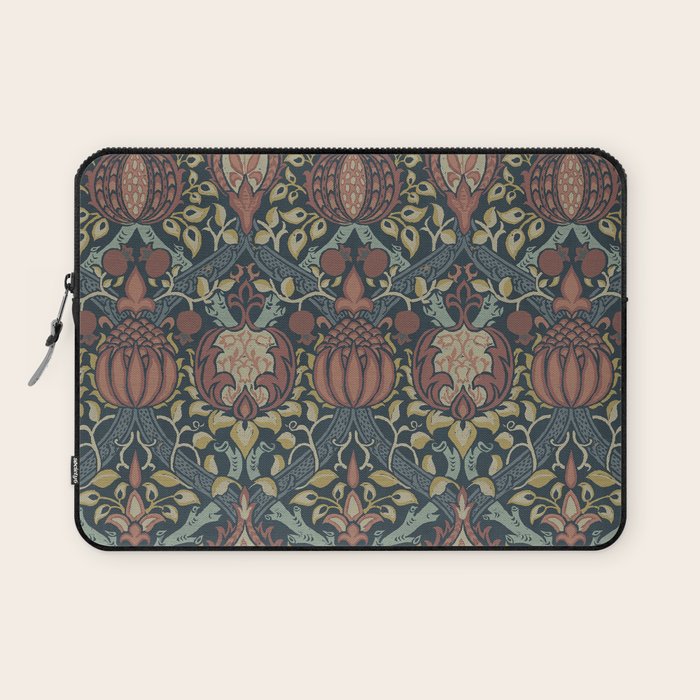 William Morris Vintage Granada Indigo Laptop Sleeve Gallery Image 1