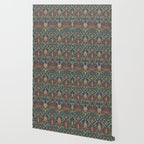 William Morris Vintage Granada Indigo Wallpaper Gallery Image 2