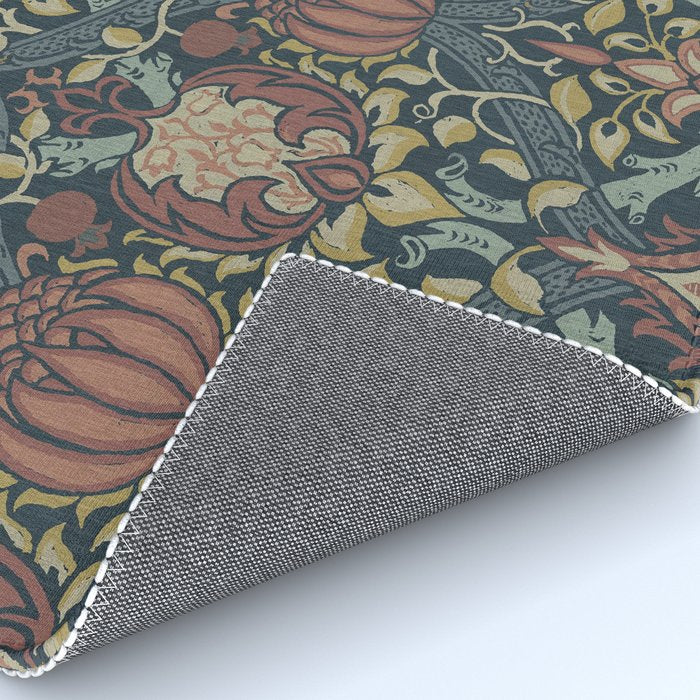 William Morris Vintage Granada Indigo Rug Gallery Image 4