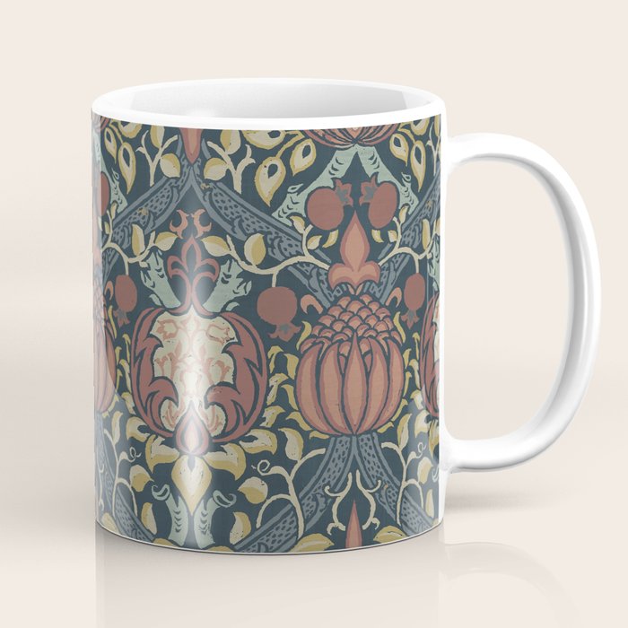 William Morris Vintage Granada Indigo Coffee Mug Gallery Image 1