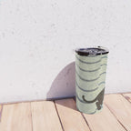 Aoyama Masaharu Japanese Woodblock Print Black Cat On Water Vintage traditional Art Travel Mug Gallery Image 4