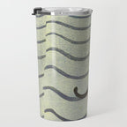 Aoyama Masaharu Japanese Woodblock Print Black Cat On Water Vintage traditional Art Travel Mug Gallery Image 3