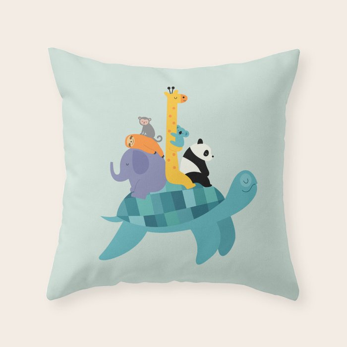 Travel Together Throw Pillow Gallery Image 1