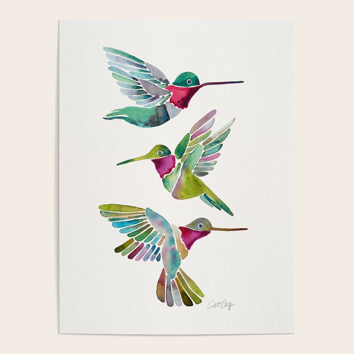 Hummingbirds Poster Gallery Image 4
