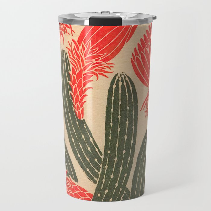 Mexico, Cactus Vintage Wall Art Travel Mug Gallery Image 1